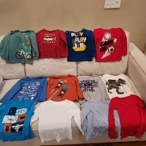 Lot of 3T Long-Sleeve Boys Shirts